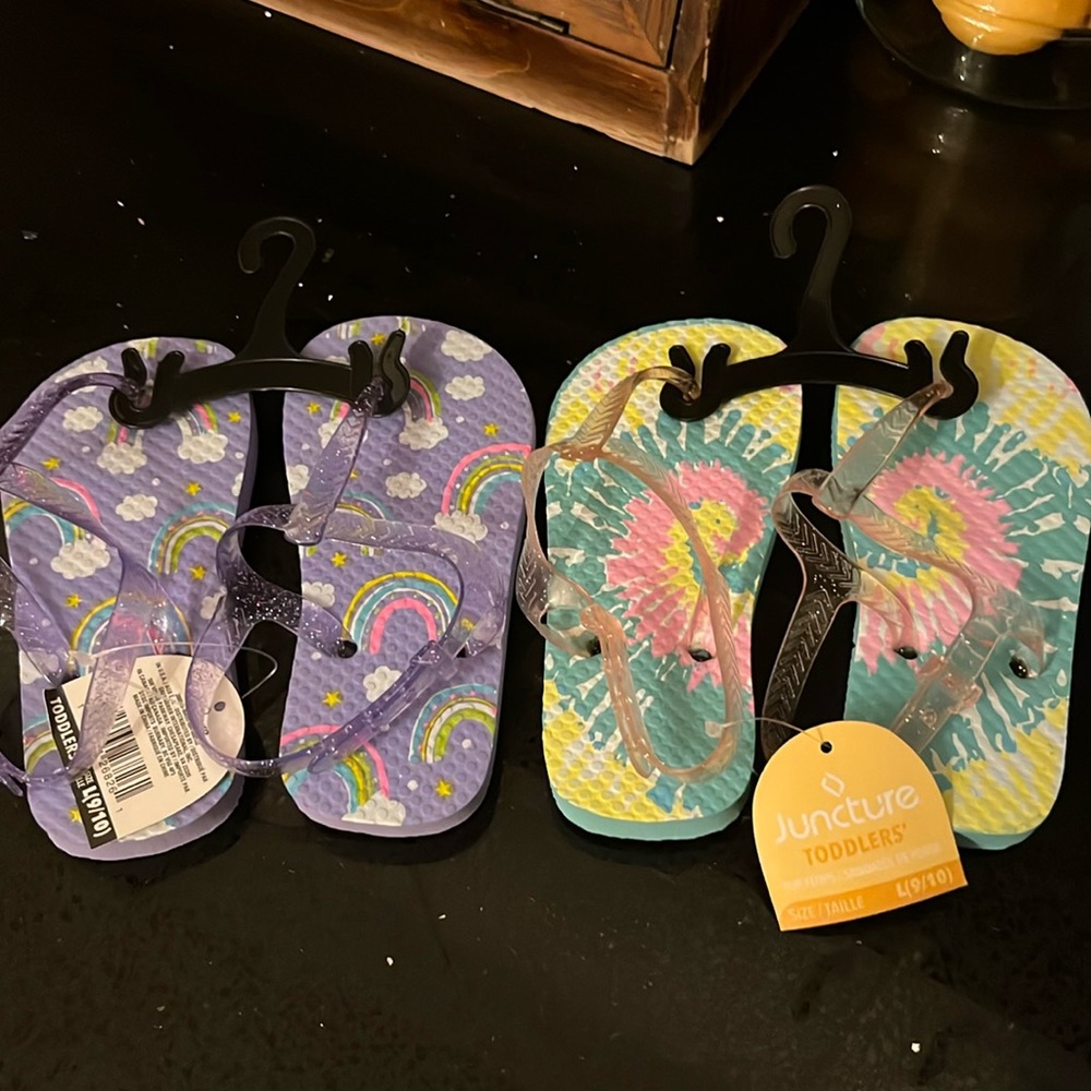Toddler jelly sandals NEW x 2